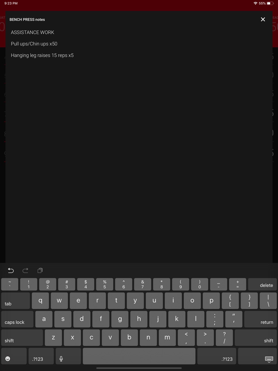 iPad screenshot