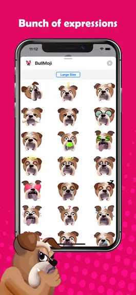Game screenshot BullMoji for Bulldog Lovers apk