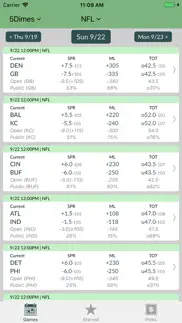 odds insider - odds and picks iphone screenshot 1