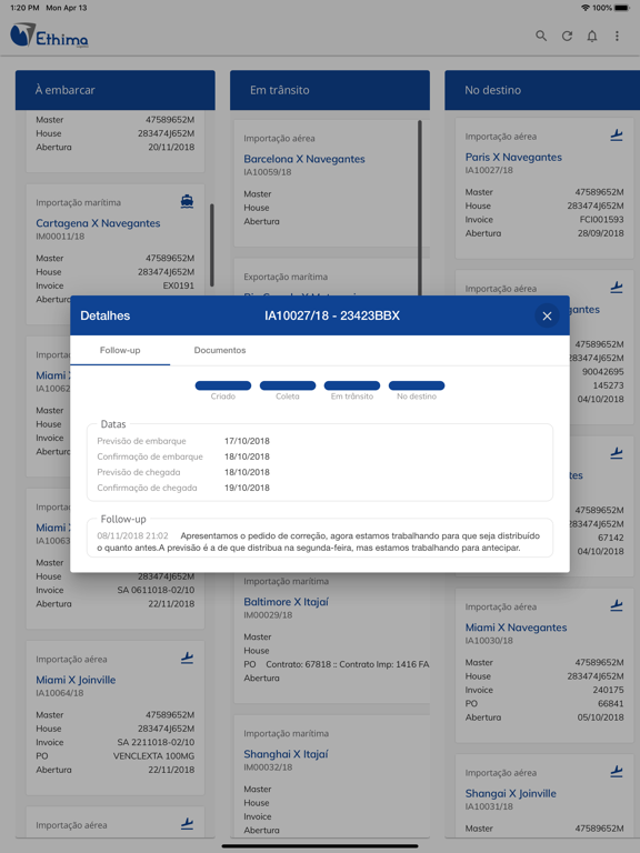 Screenshot #6 pour Ethima Tracking