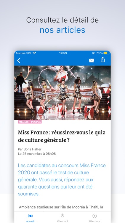 France Bleu - radio, actus screenshot-3