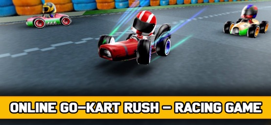 Screenshot of Kart Rush · 3D Street Speed