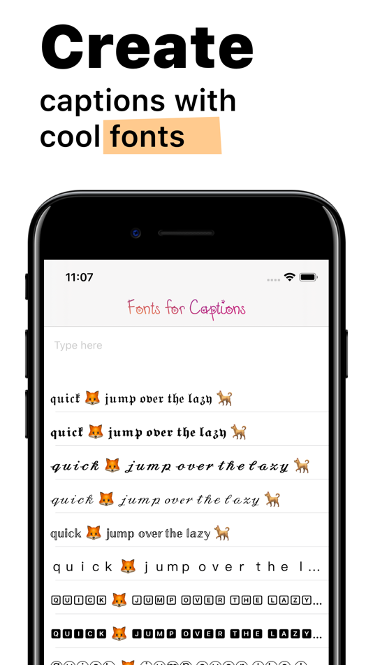 #2. Fonts for Captions (iOS) 由: Sandya Leelarathne