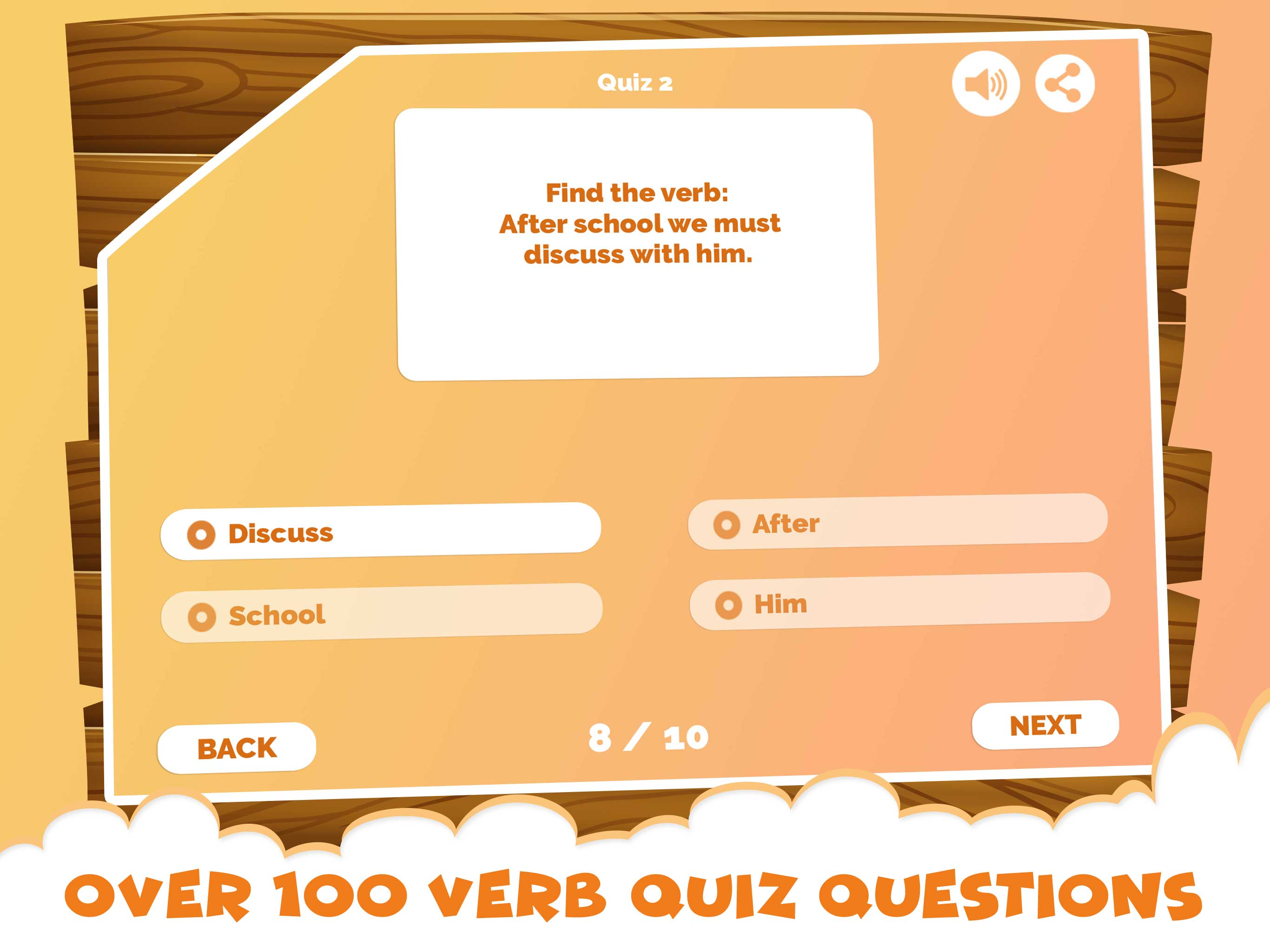 English Grammar Verb Quiz Game