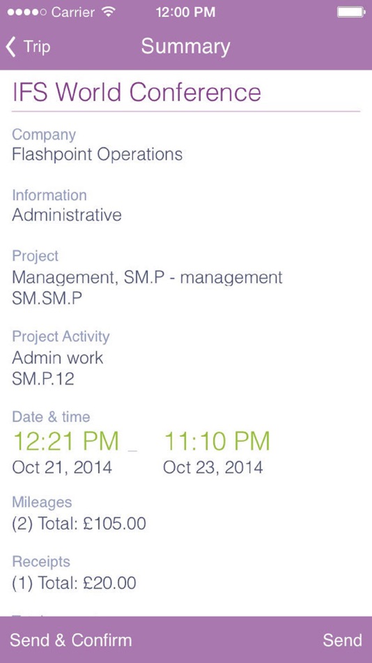 #5. IFS Trip Tracker 10 (iOS) Podle: IFS Corporation