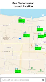 bike stations madison iphone screenshot 1