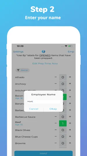 PrepWizard screenshot 3