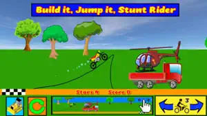 Build it Jump it Stunt Rider screenshot #1 for iPhone