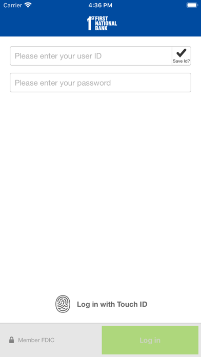 FNB Cash Management Screenshot