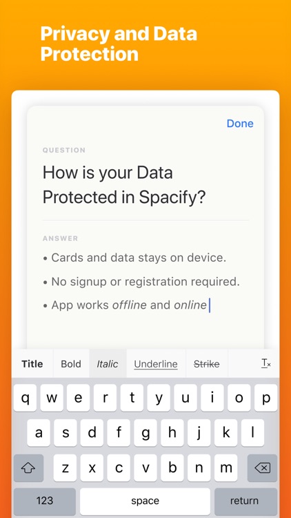 Spacify: Spaced Repetition App