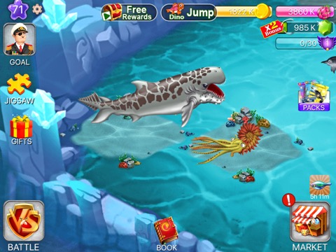 Dino Water World-Dinosaur gameのおすすめ画像1