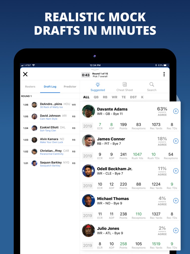 【图】Fantasy Football Draft Wizard(截图3)