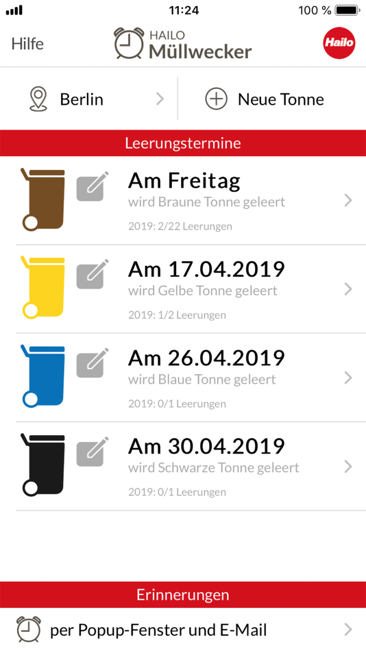 #1. Hailo.Müllwecker (iOS) 由: Hailo-Werk Rudolf Loh GmbH & Co. KG