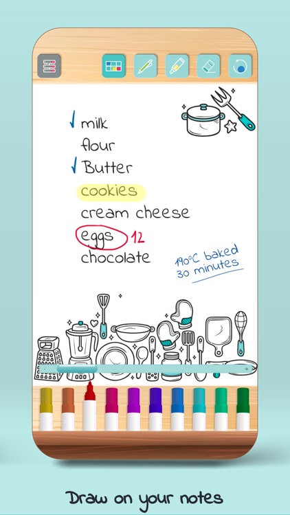 Doodle notes and write