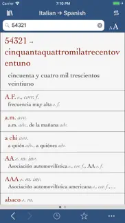 ultralingua spanish-italian iphone screenshot 3