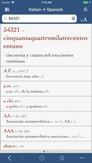 ultralingua spanish-italian iphone images 3