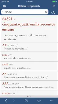 Ultralingua Spanish-Italian iphone bilder 2