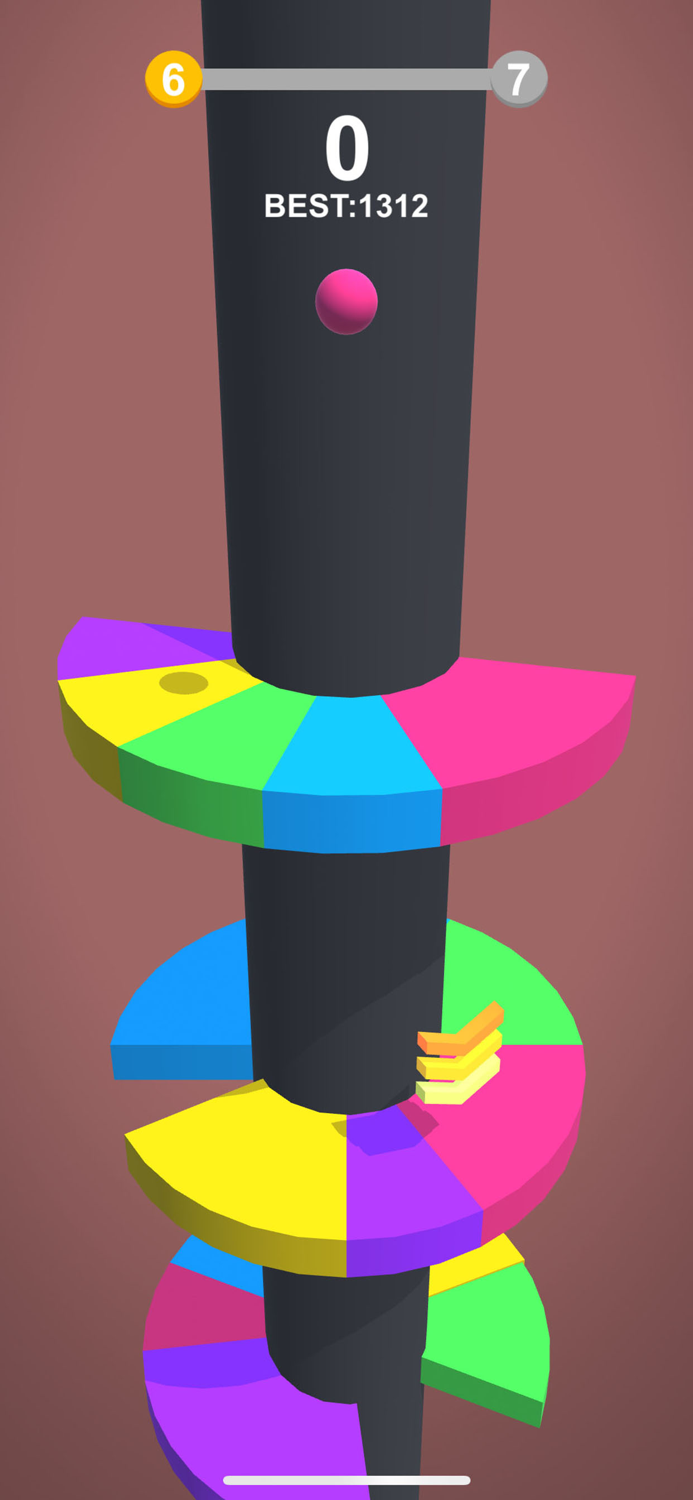 Color Ball Hit The Same Color