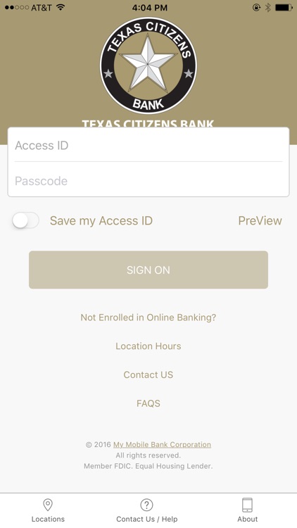 Texas Citizens Bank OntheGo