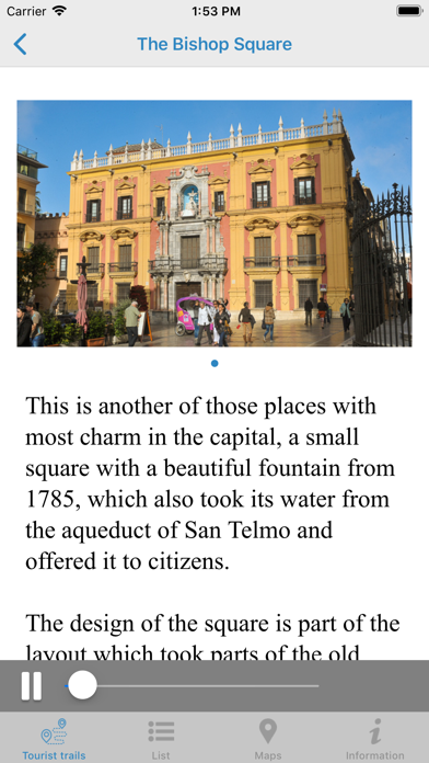 Screenshot 4 of Malaga Ciudad Genial Audioguia App