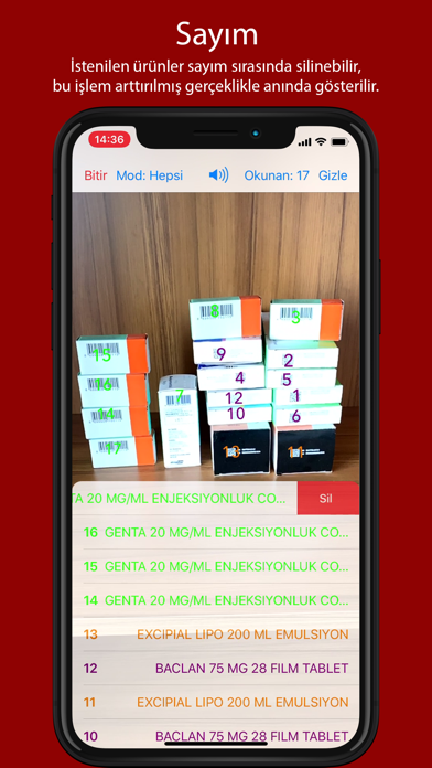 Eczanem Stok Sayım Screenshot