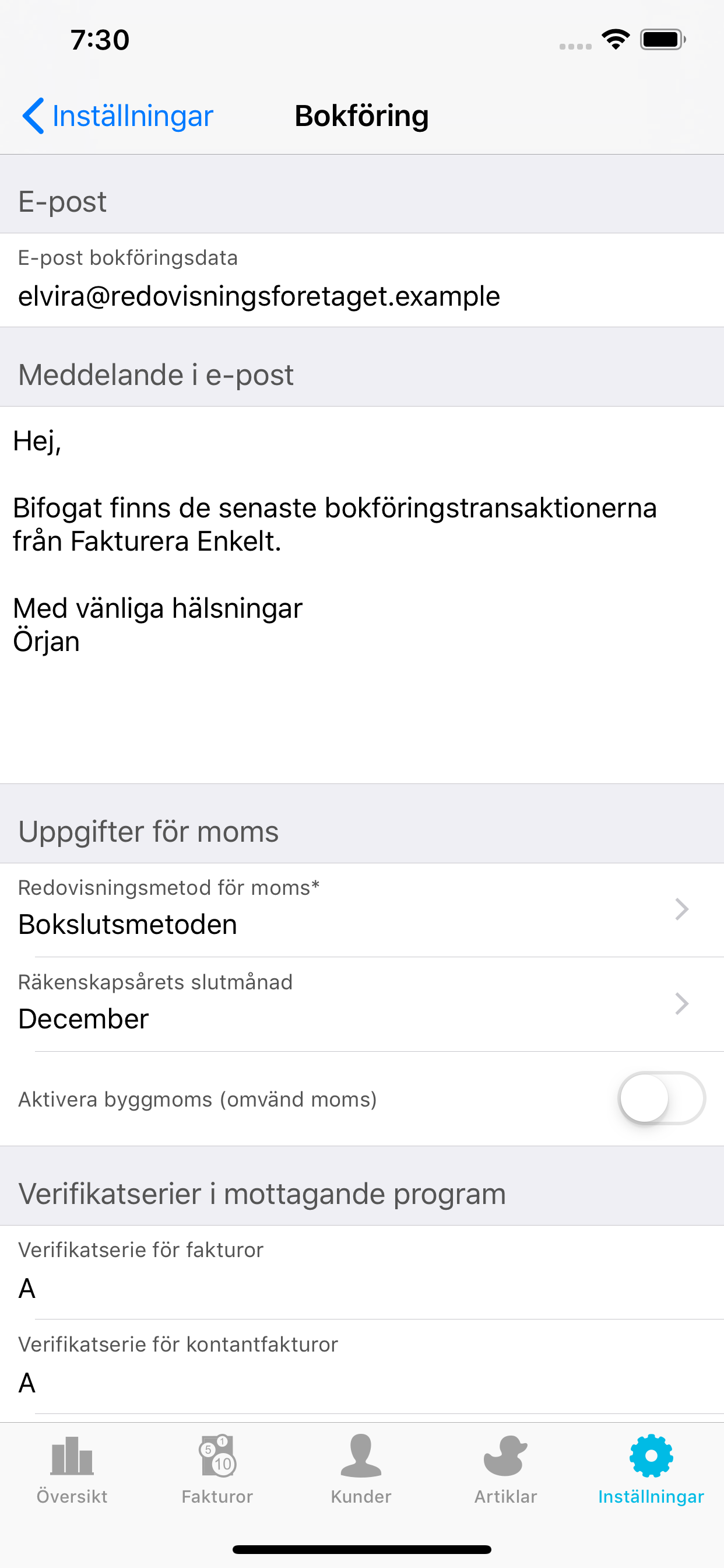 Fakturera Enkelt Premium