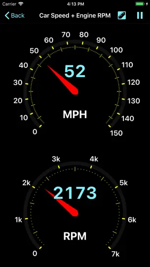 Screenshot von OBD For Toyota auf dem iPhone 2