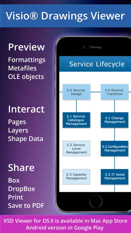 VSD Viewer for Visio Drawings screenshot 1 of 5