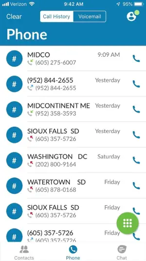 Midco Softphone screenshot 1