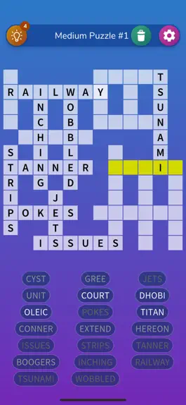 Game screenshot Fill-In Crosswords apk