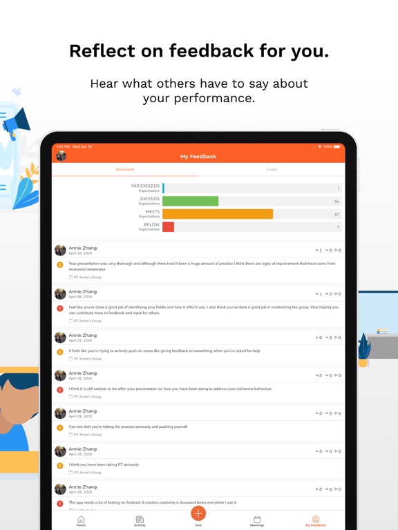 Feedback - Next Jump iPad screenshot 4 - Business app