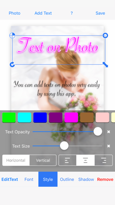 Text on Photo Lite screenshot 2