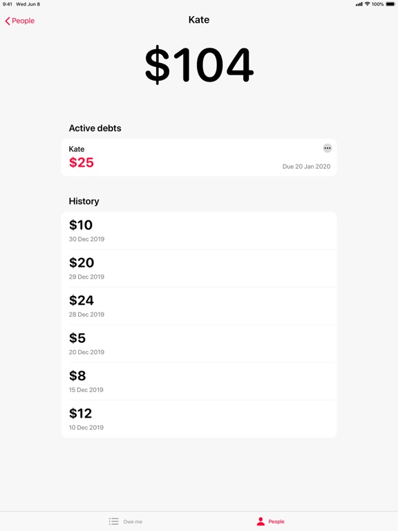 OweMe - Debt Trackerのおすすめ画像3