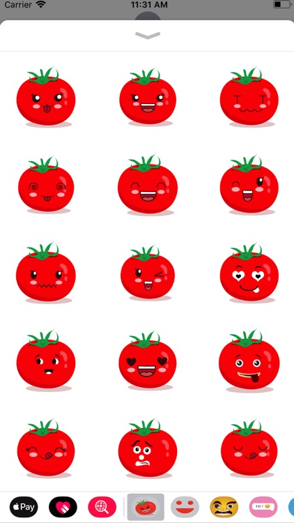 tomato emoji sticker 2019
