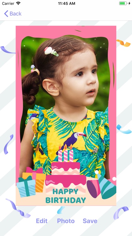 Birthday photos frame maker screenshot-5