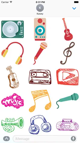 Game screenshot Music Stickers mod apk