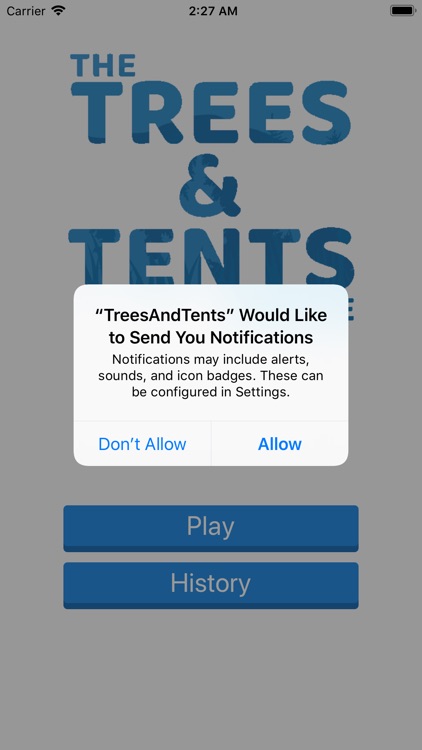 TreesAndTents