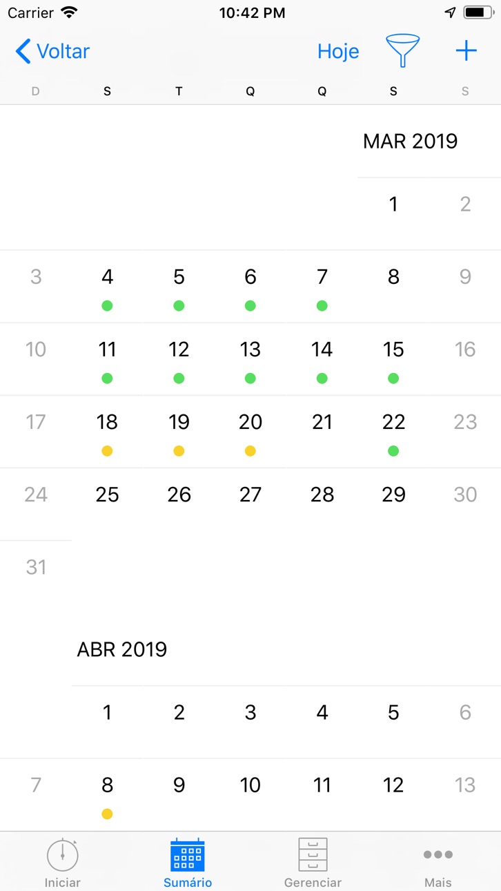 iPhone screenshot