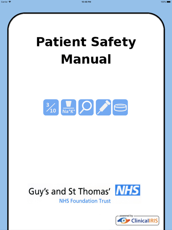 Télécharger Patient Safety Manual pour iPhone / iPad sur l'App Store