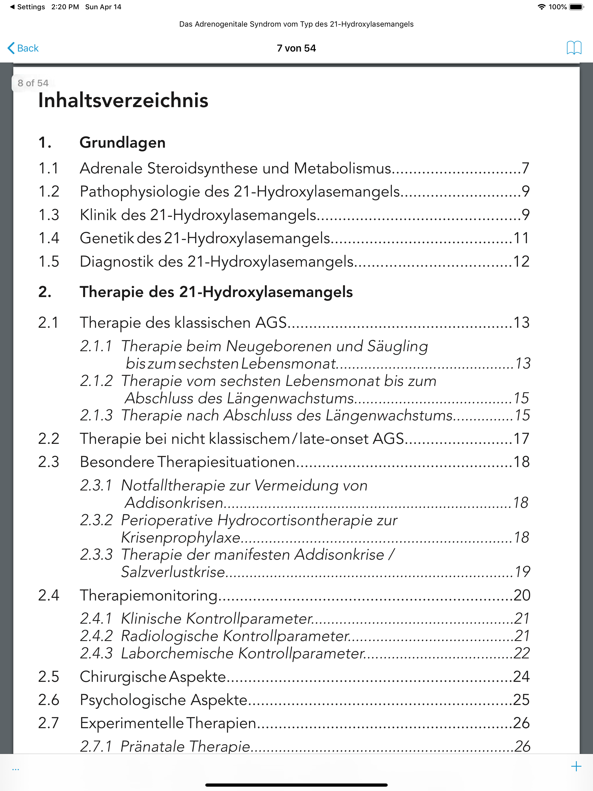 Pädiatrische Endokrinologie