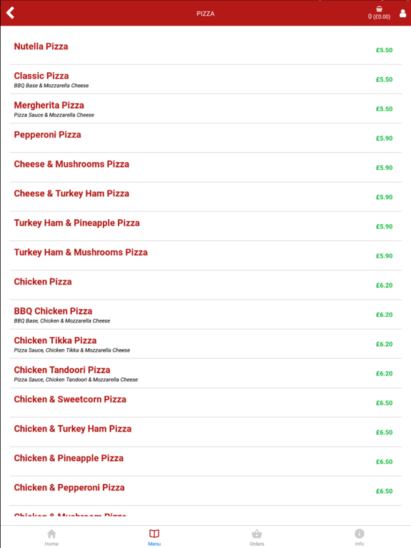 Screenshot #6 pour King Pizza WA8.