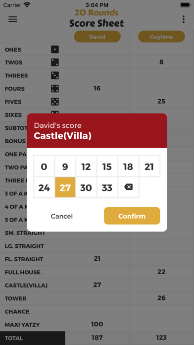 20 Rounds Score Sheet screenshot 3