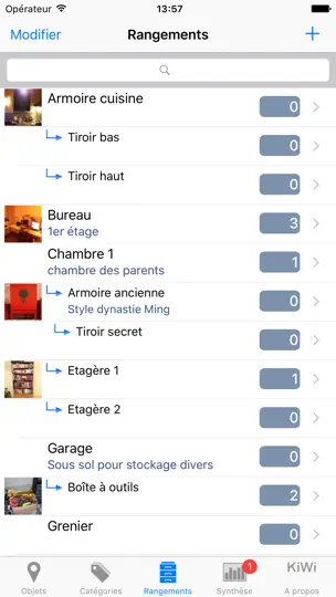 Capture d'écran de IRangement sur iPhone 3