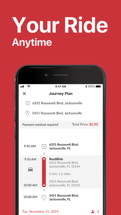 ReadiRide - Jacksonville Screenshot