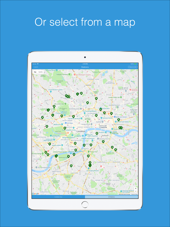 fuelService iPad screenshot 5 - Navigation app