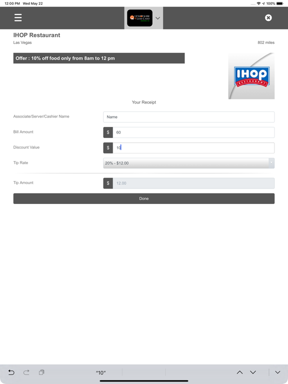 VIP Shop & Dine 4Less Card iPad screenshot 4 - Food & Drink app