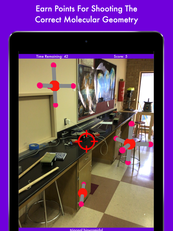 Screenshot #5 pour VSEPR Chemistry Invaders