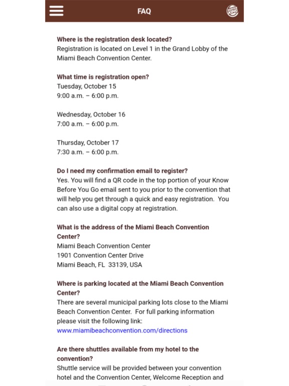 Burger King Convention iPad screenshot 9 - Business app