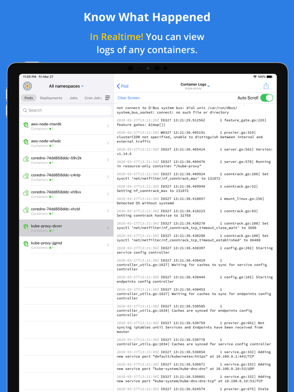 Screenshot #6 pour Kuber - Kubernetes Dashboard
