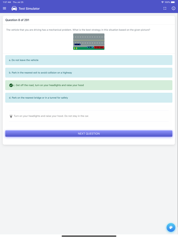 Quebec Class 5 Driving Test iPad screenshot